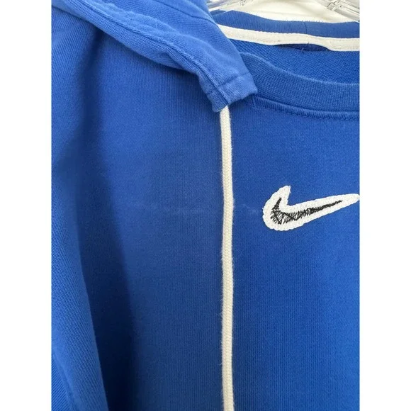 Nike Standard Issue Splatter FleeceHoodie Mens Size L Game Royal Blue DM8007